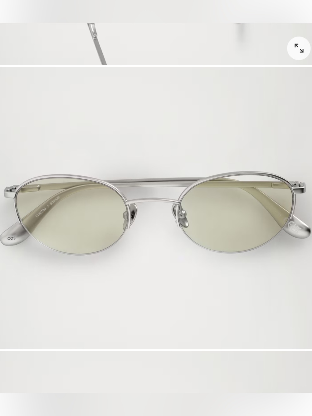 NWT COS ROUND WIRE-FRAME SUNGLASSES - Picture 3 of 5